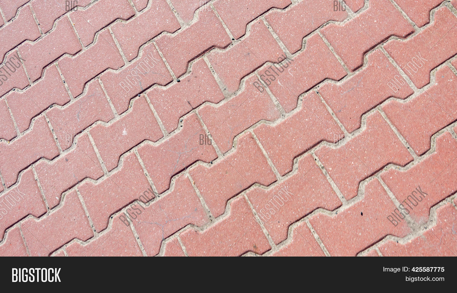 Red Paving Stones Image & Photo (Free Trial) | Bigstock