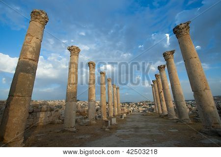 Stadt Jerash, jordan