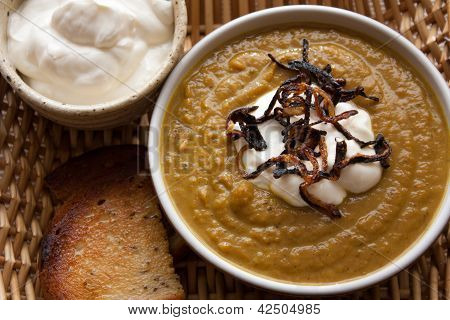Feinschmecker-KÃ¼rbis-Curry-Suppe