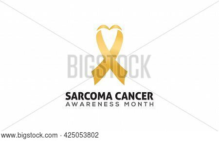Sarcoma Cancer Awareness Month Banner Concept Observed On Every July. Sarcoma Cancer Background, Ban