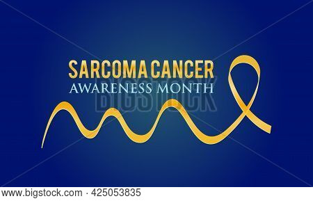 Sarcoma Cancer Awareness Month Banner Concept Observed On Every July. Sarcoma Cancer Background, Ban