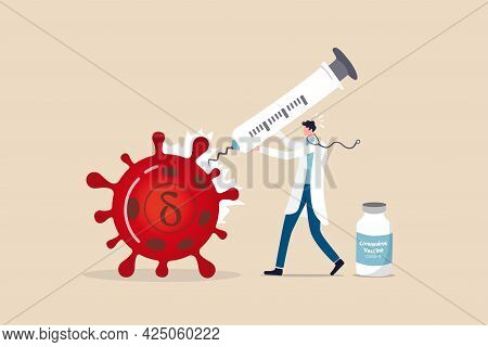 Coronavirus Covid-19 Delta Variant Immunity Escape, Or Vaccine Escape More Powerful Spread Concept, 