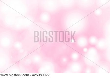 Flamingo pink bokeh patterned background 