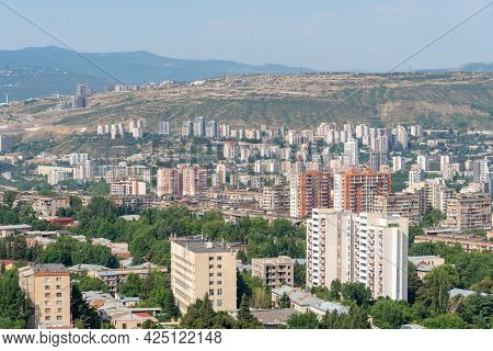 Residential Buildings In The City Of Tbilisi