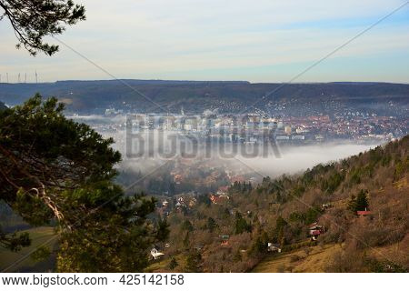 View From The Mountain To The Misty City