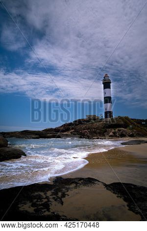 Kaup Lighthouse Which Was Built By East India Company. It Is Located In Kapu City, Udupi, Karnataka