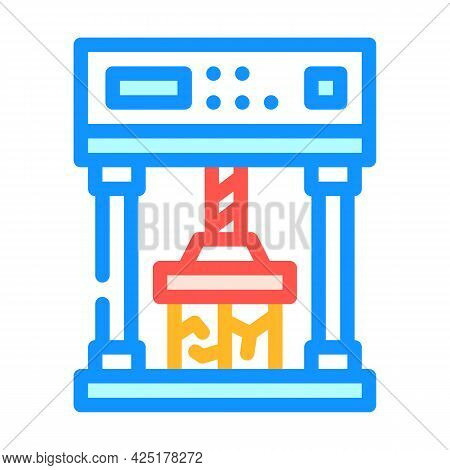 Crash Test Color Icon Vector. Crash Test Sign. Isolated Symbol Illustration