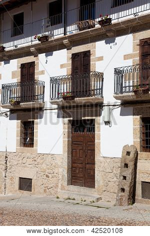 Huis van Candelario, Salamanca, Castilla Y Leon, Spanje