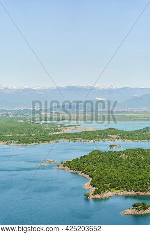 View Of The Slanskoe Lake. Montenegro Nature
