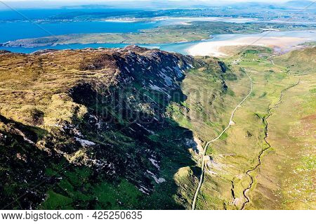 Grannys Pass Is Close To Glengesh Pass In Country Donegal, Ireland