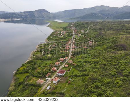 Aerial View Of Studen Kladenets Reservoir, Kardzhali Region, Bulgaria