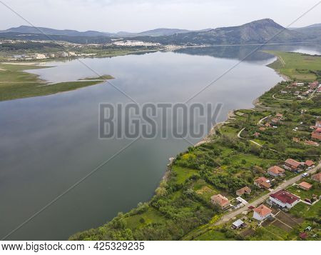 Aerial View Of Studen Kladenets Reservoir, Kardzhali Region, Bulgaria