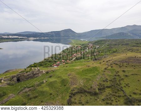 Aerial View Of Studen Kladenets Reservoir, Kardzhali Region, Bulgaria