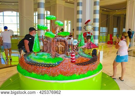Belek, Antalya, Turkey - May 15, 2021: The Land Of Legends Theme Park In Belek.