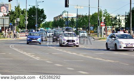 Warsaw, Poland. 29 June 2021.  Rondo Daszynskiego In Wola District