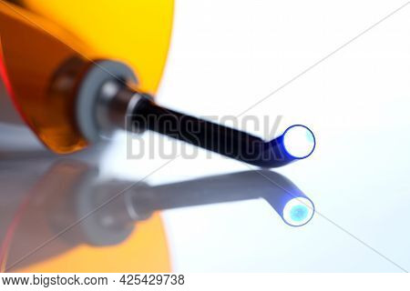 Dental Device And Uv Light Treatment Closeup
