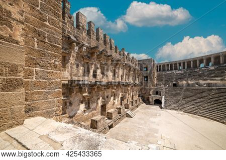 Roman Amphitheater Of Aspendos, Belkiz - Antalya, Turkey.
