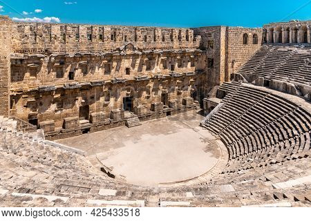 Roman Amphitheater Of Aspendos, Belkiz - Antalya, Turkey.