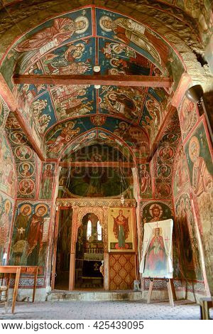 The Church Of Panagia Phorviotissa At Nikitari On Cyprus Island