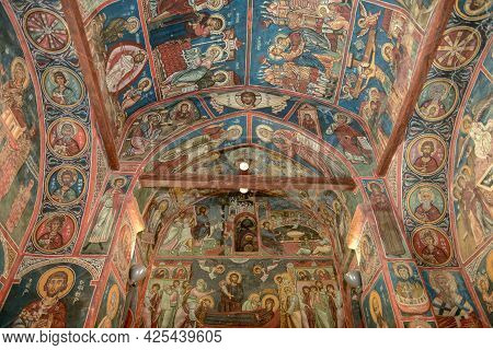 The Church Of Panagia Phorviotissa At Nikitari On Cyprus Island
