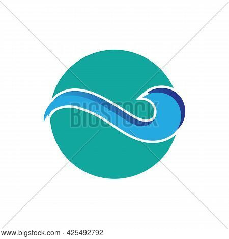 Water Wave Icon Vector