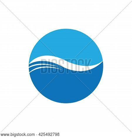 Water Wave Icon Vector