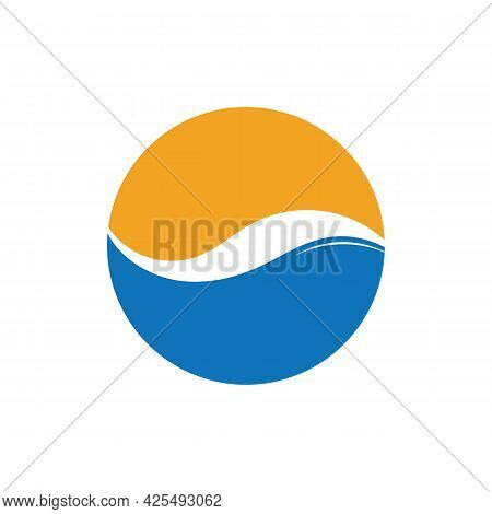 Water Wave Icon Vector