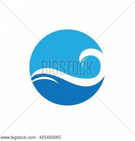 Water Wave Icon Vector