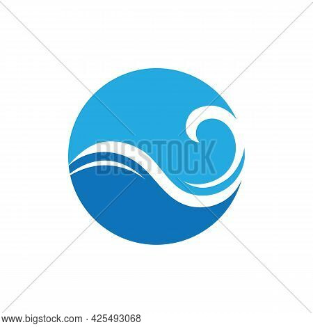 Water Wave Icon Vector