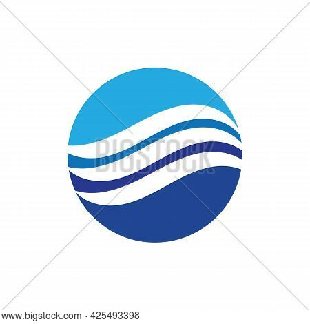 Water Wave Icon Vector