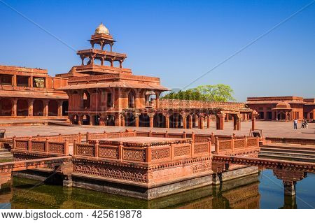Early Morning View Of Unesco World Heritage Site Fatehpur Sikri, India.
