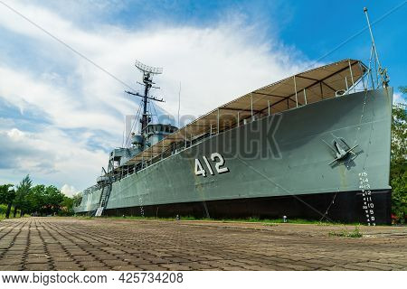 Htms Prasae (pf 2) Memorial On Sky Background.