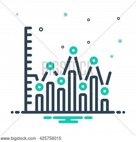 Mix Icon For Diagram Delineation Sketch Graph Record Strategy