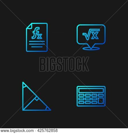 Set Line Calculator, Angle Bisector Of Triangle, Function Mathematical Symbol And Square Root X Glyp