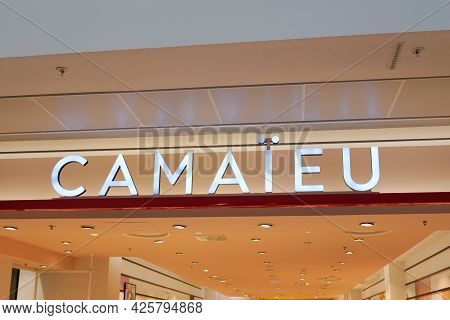 Montpellier , Ocitanie France  - 06 30 2021 : Camaieu Logo Store Brand Camaïeu Shop With Text Sign F