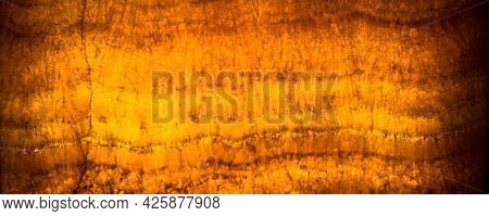 Architectural Detail Of An Antique Alabaster Stone Sheet. Alabaster Is Translucent Enough To Be Used