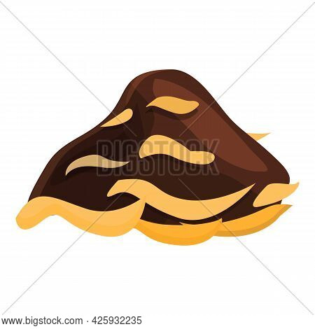 Mushroom Truffle Icon Cartoon Vector. Cooking Fungus. Bizzarre Fungi