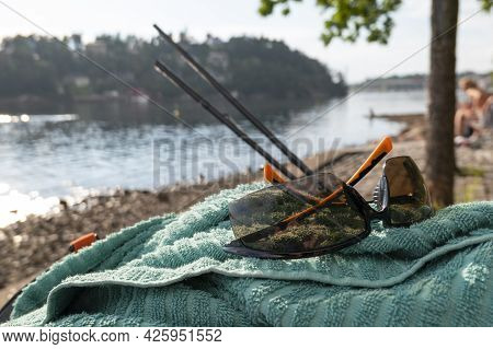 Summer Glasses On Beach Vacation Travel Relax Summertime