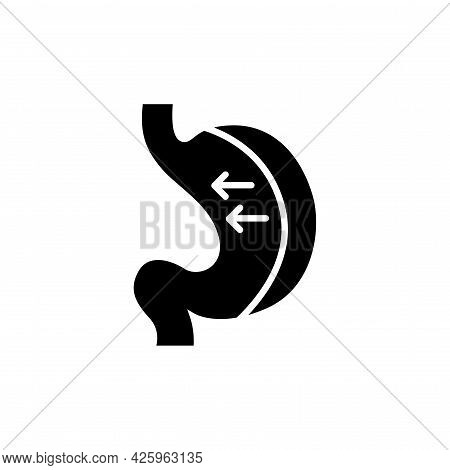 Sleeve Gastrectomy Line Icon. Isolated Vector Element.
