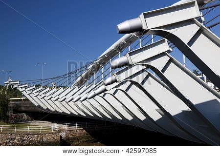 Kaiku Bridge, Barakaldo, Bizkaia, Bask ülke, İspanya