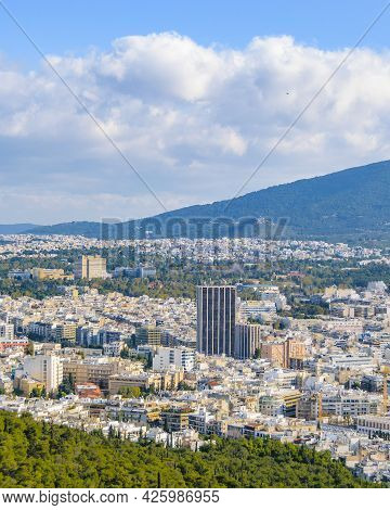Cityscape Aerial View, Athens, Greece