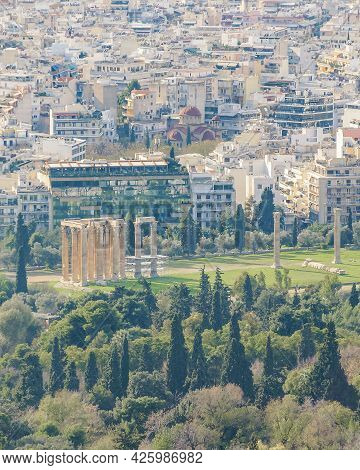 Cityscape Aerial View, Athens, Greece