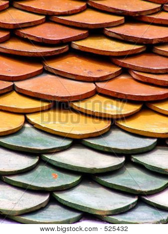 Chrám střešní Detail