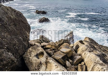 Rocks In The Ocean