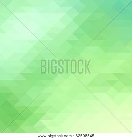 Green geometric background. Vector illustration.