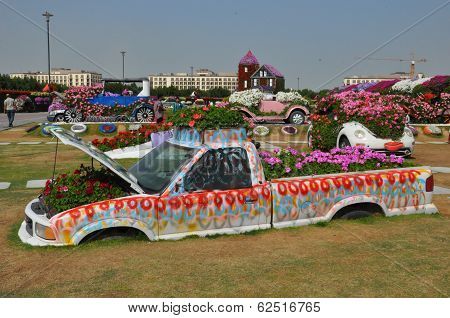 Dubai Miracle Garden in the UAE