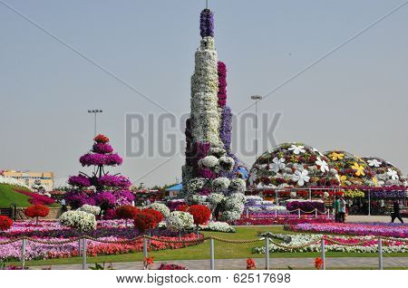 Dubai Miracle Garden in the UAE