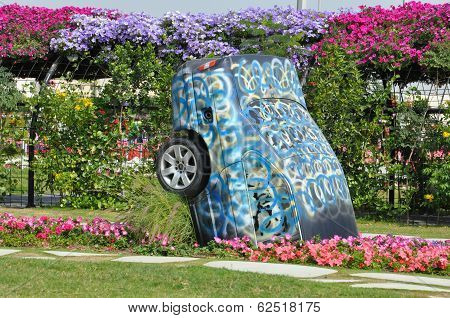Dubai Miracle Garden in the UAE