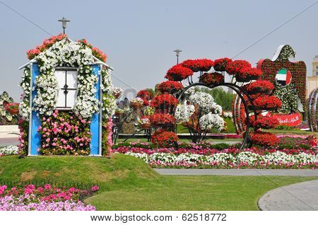 Dubai Miracle Garden in the UAE