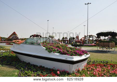 Dubai Miracle Garden in the UAE